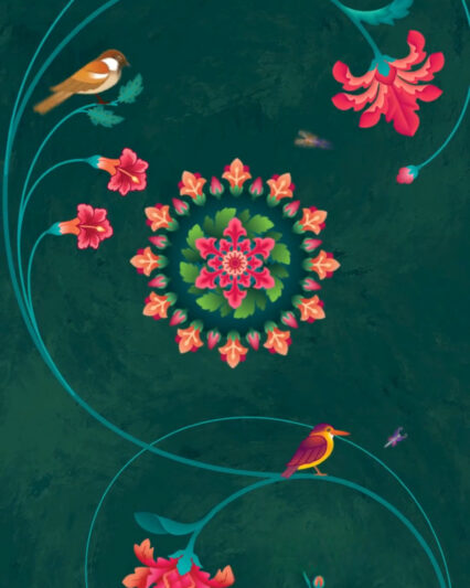 FLORAL VIDEO INVITE (WI-07) | Wedly Invites | Digital Wedding Invitations