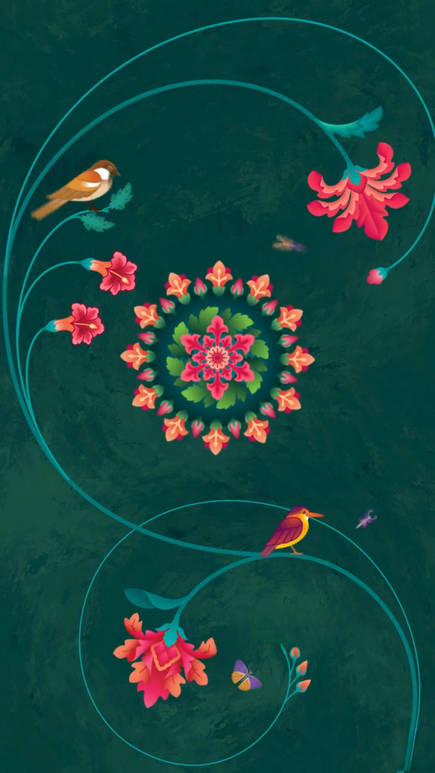 FLORAL VIDEO INVITE (WI-07) | Wedly Invites | Digital Wedding Invitations